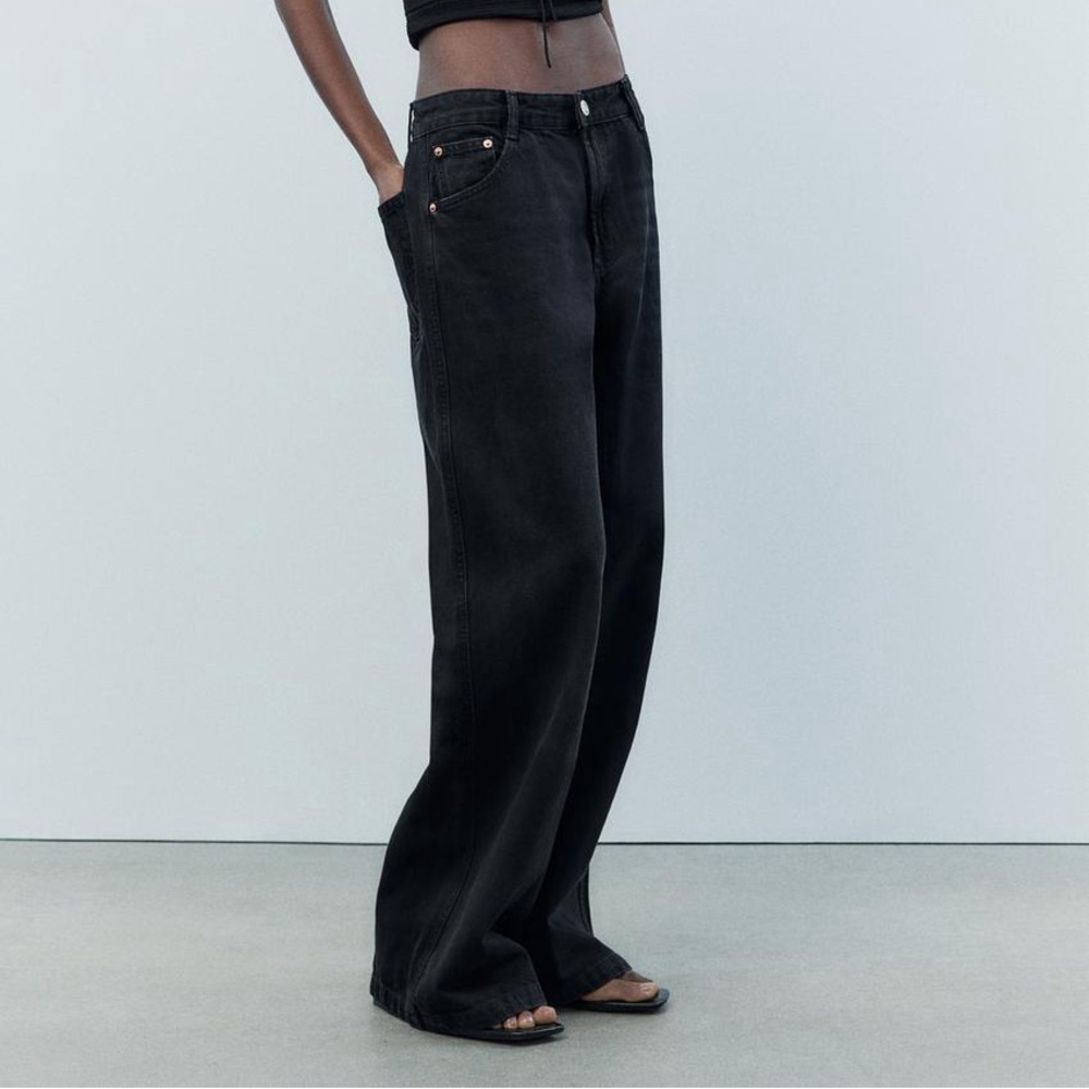 Zara low rise jeans
